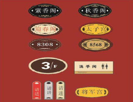  扶沟门牌设计制作三要素。