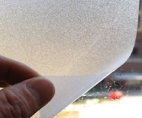  扶沟玻璃门外面粘广告用什么材料好？