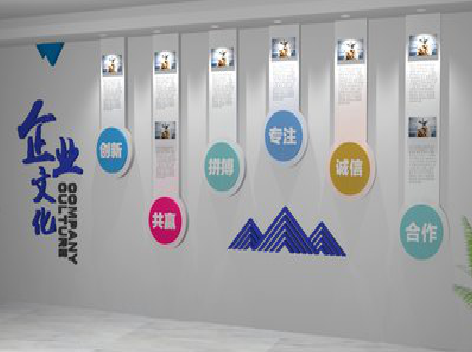  扶沟企业文化墙需要传递什么办公文化？